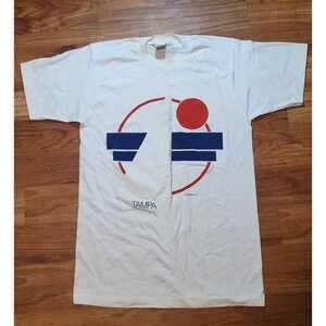 Vintage 1989 Birdlegs Sailboat Design Tampa Florida Tee Size M‎